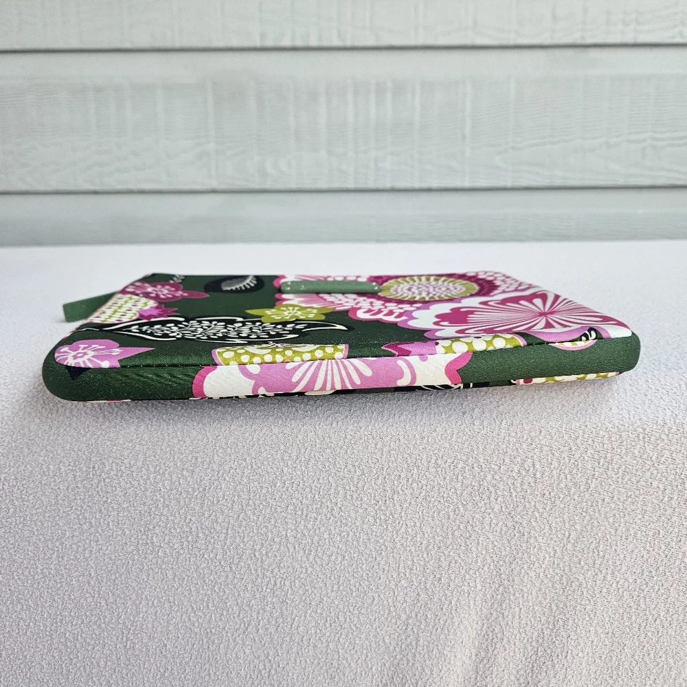 Vera Bradley Neoprene Ipad Laptop Tablet Sleeve Cover Olivia Pink 10 1/4 x 8 in